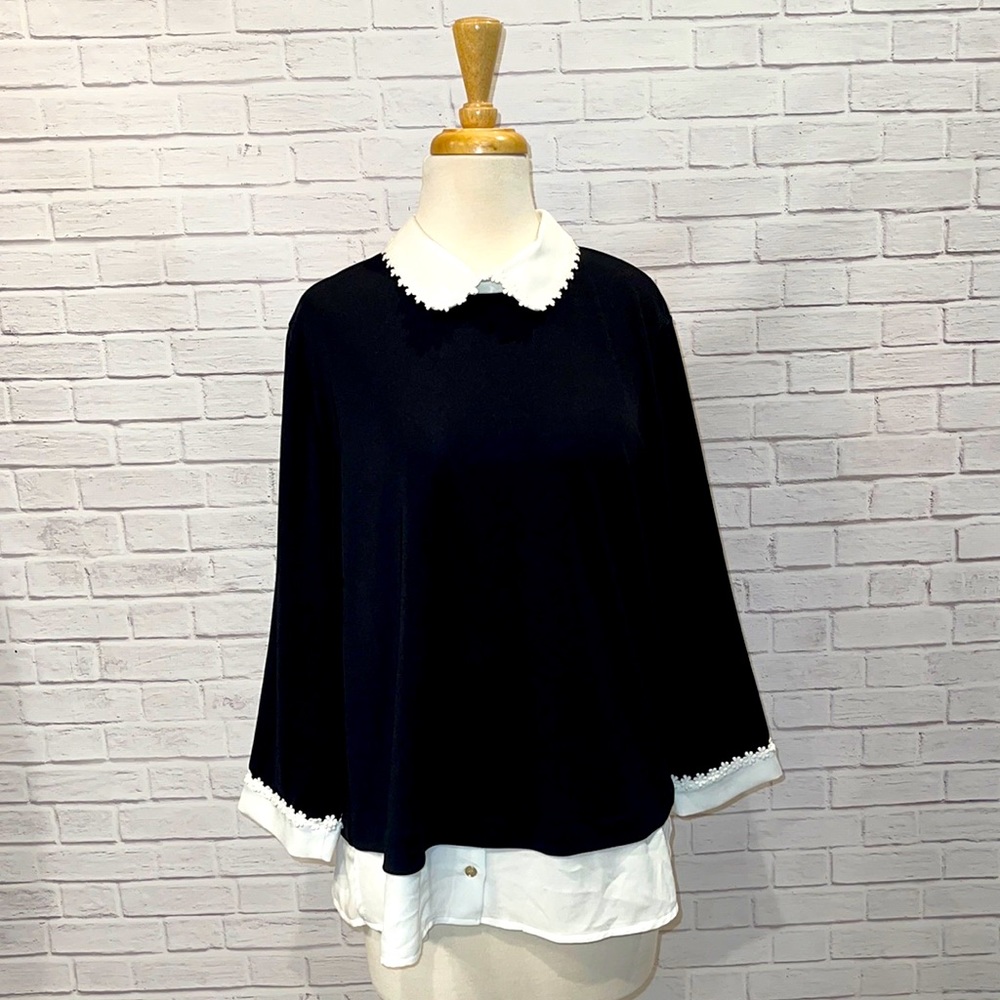 NWT Karl Lagerfeld Paris Long Sleeve Blouse From Neiman Marcus